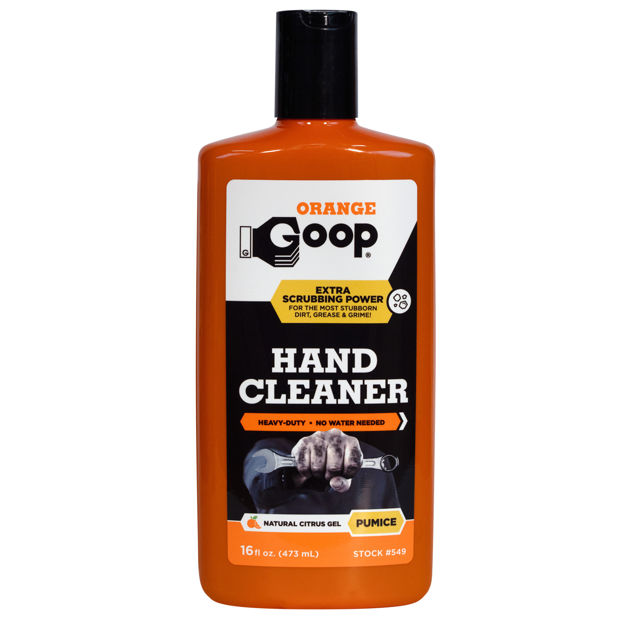 Orange Goop Liquid with Pumice 16 oz. Bottle